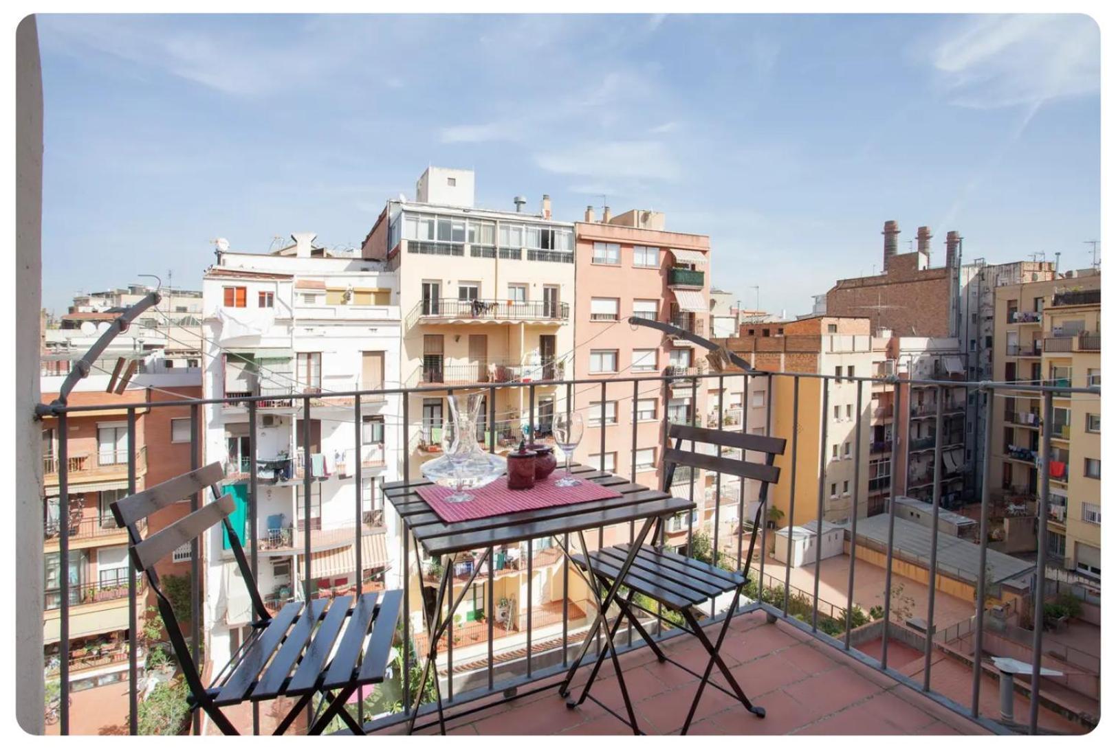 Ferienwohnung Piquer Con Terraza Barcelona Exterior foto